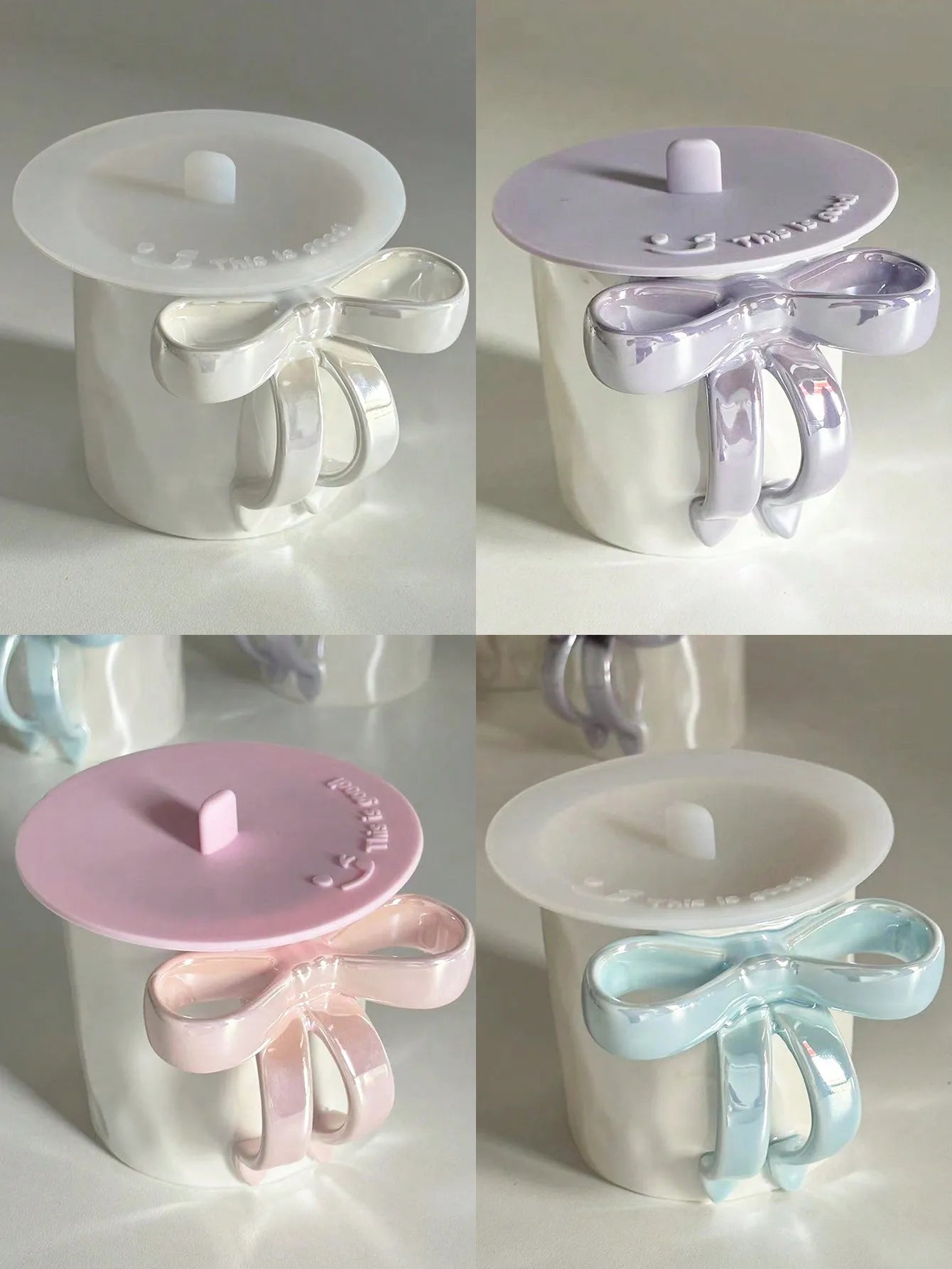dreamy bow ceramic mug