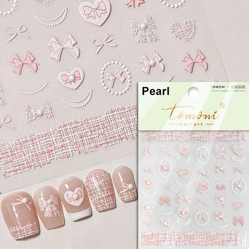 5D Elegant Nail Art Stickers
