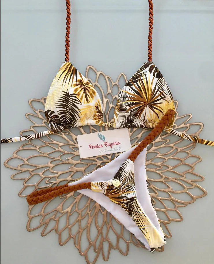 Swimwear Women Printed Bikini Set