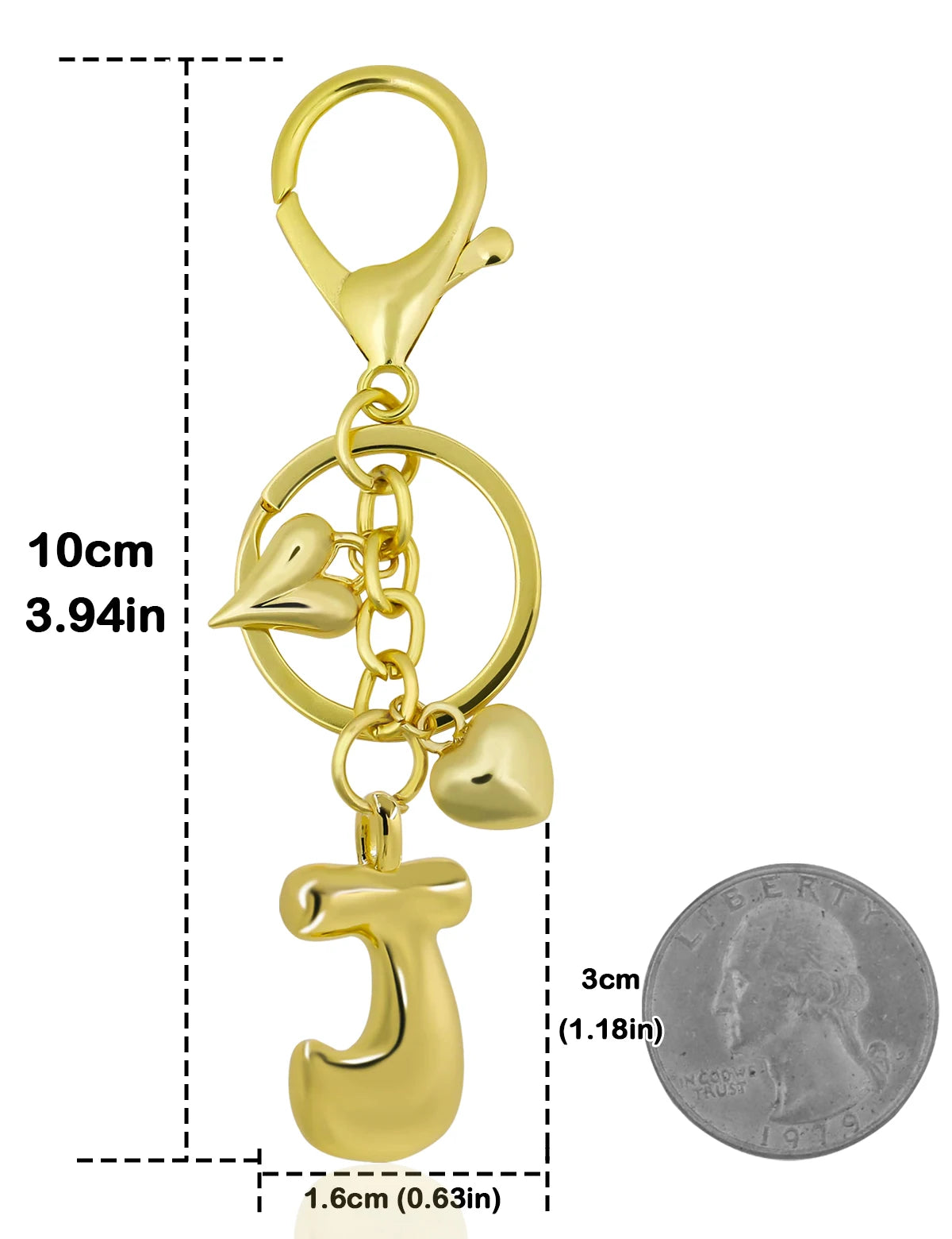 Bubble Letter Keychain