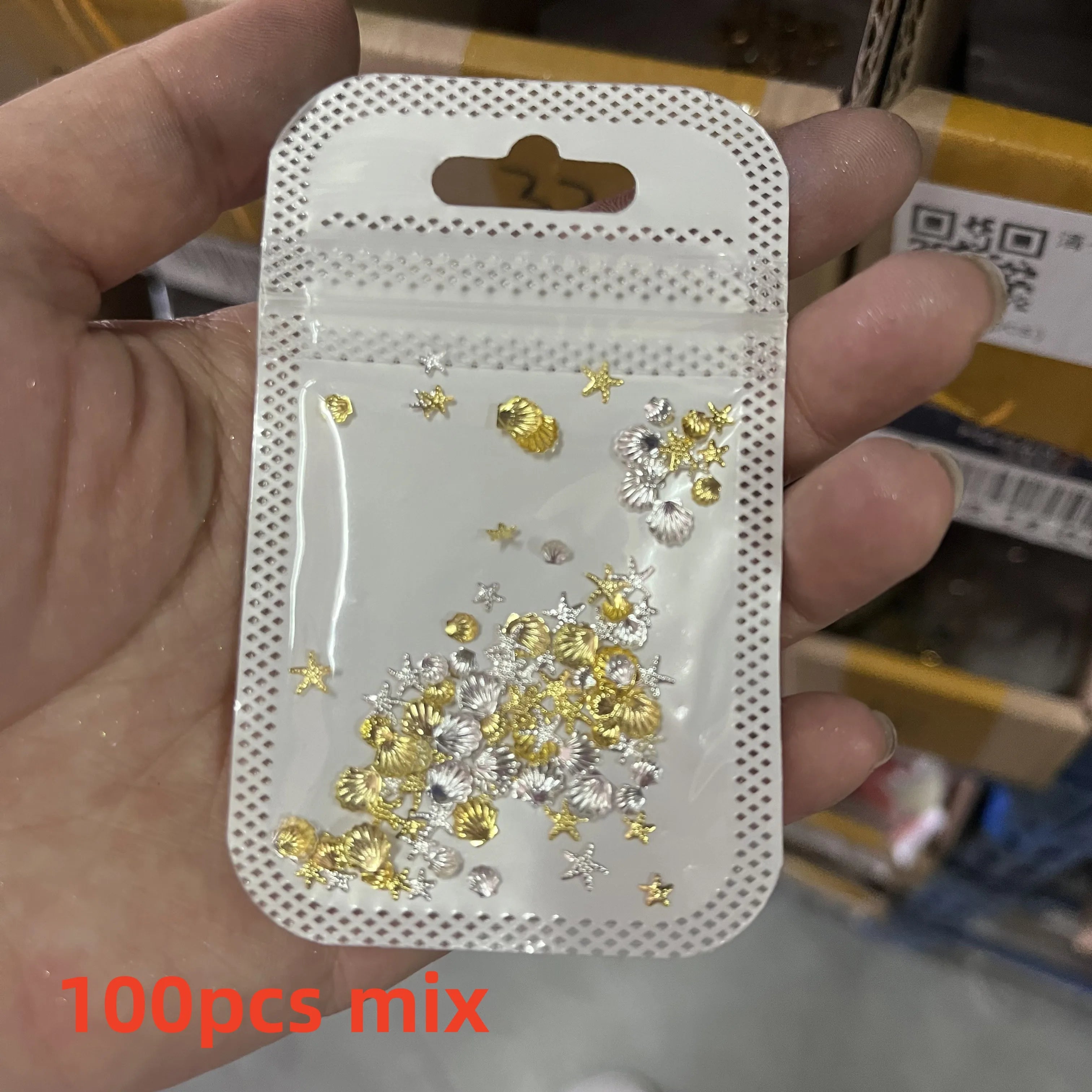 Ocean Starfish Shell Nail Charms