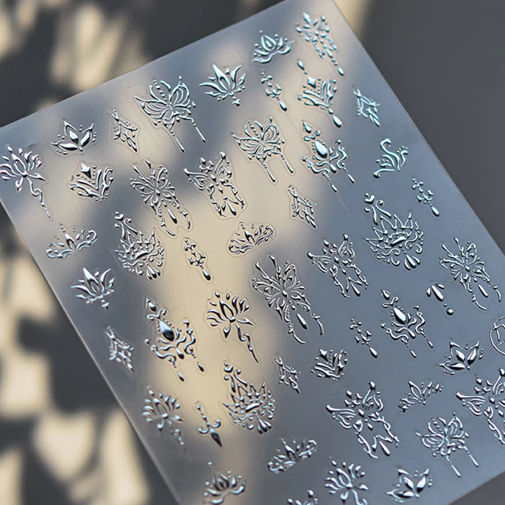 Gorgeous Gemstone Luxury 5D Nail Art Stickers