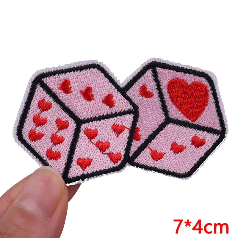 Personality Slogan Embroidered Patches