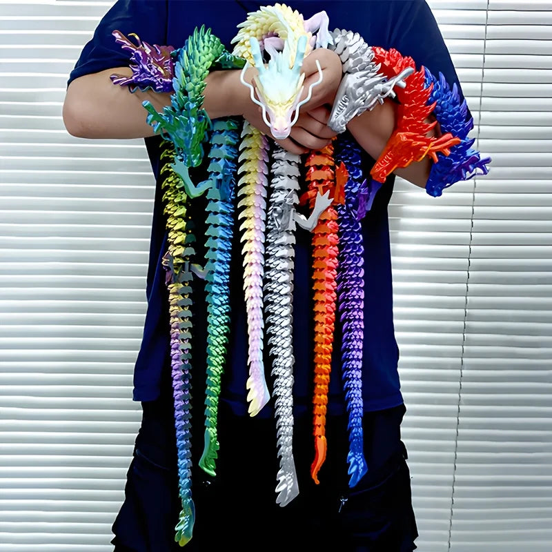 88CM 3D Printed Gem Dragon Crystal Fidget Toy