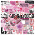 10/30/50pcs Pink Graffiti Stickers