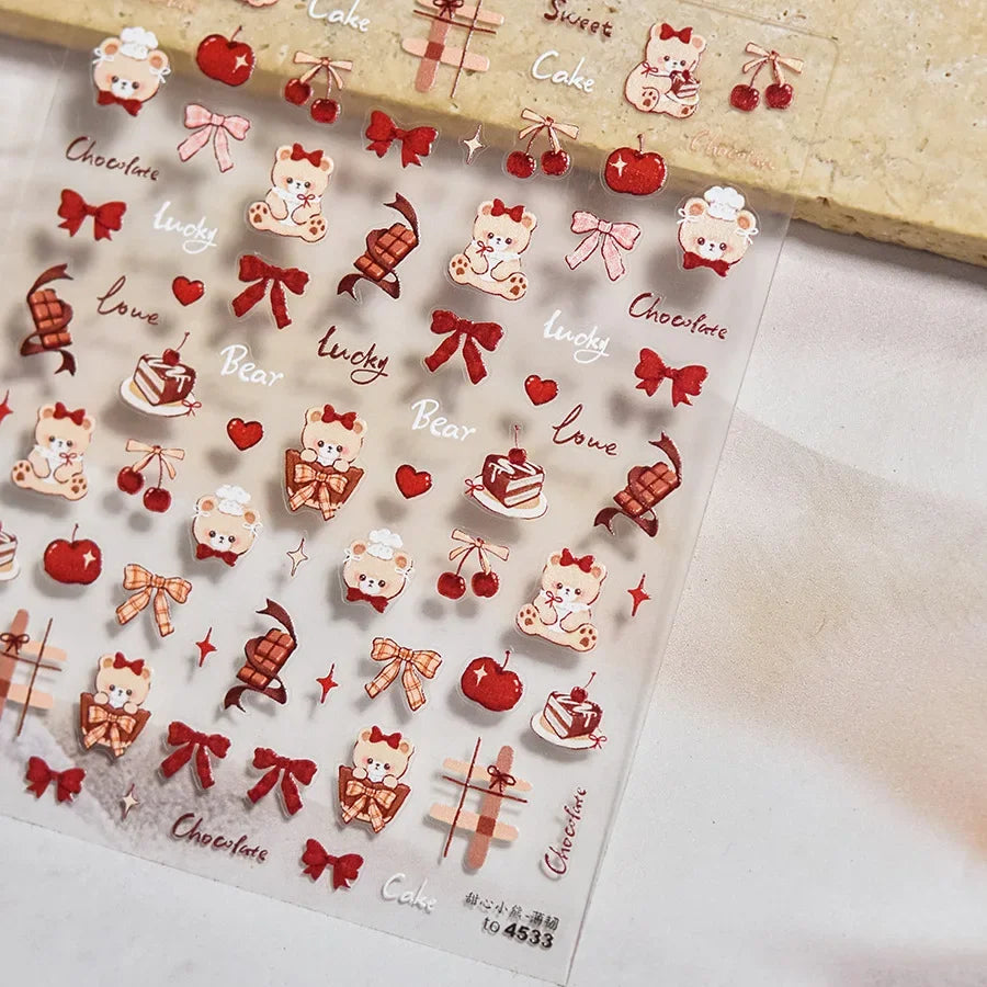 5D Elegant Nail Art Stickers