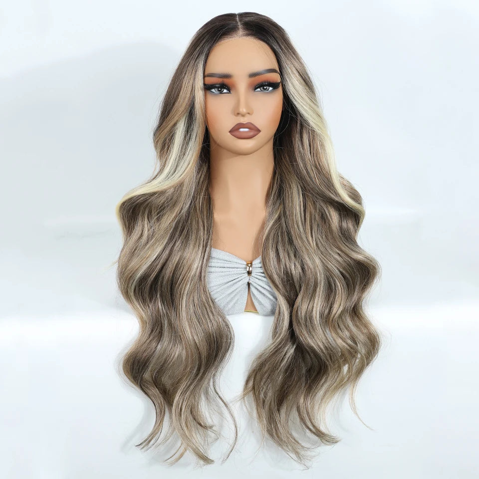 Synthetic Lace Front Long Body Wave Wear and Go Glueless Wig