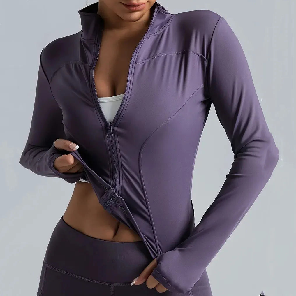 Zip-Up Lightweight Stretchy Running Jacket