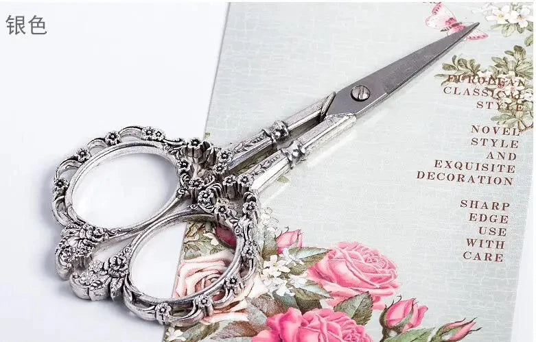 1pc Genuine Stainless Steel Scissor Retro