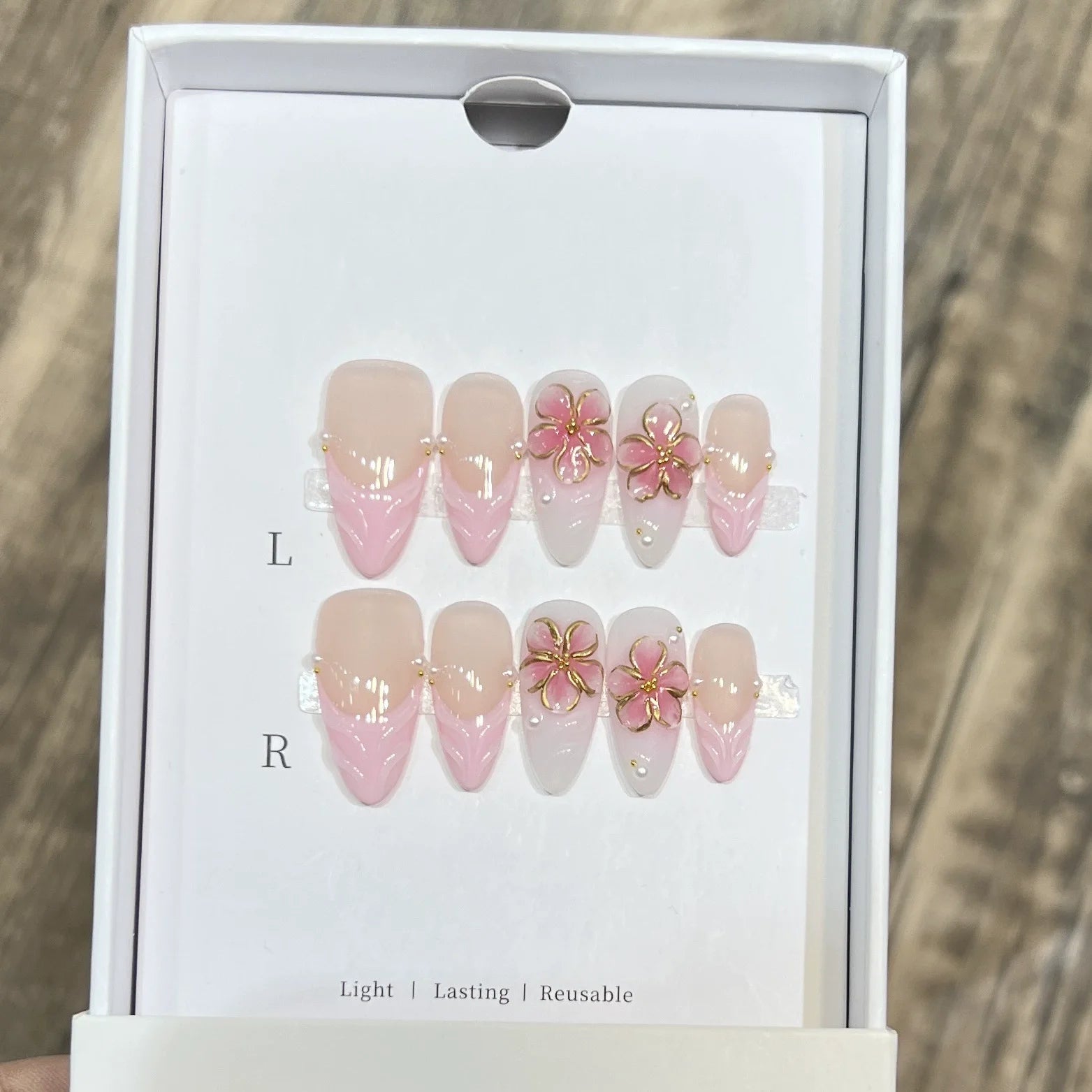10Pcs Handmade Press On Nails Summer Fruits