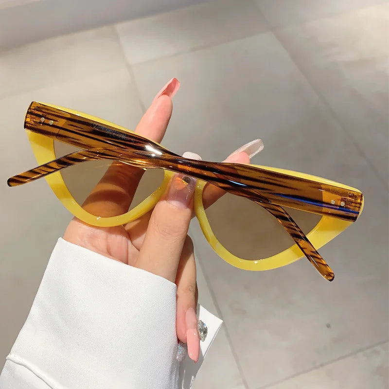 Vintage Triangle Cat Eye Sunglasses