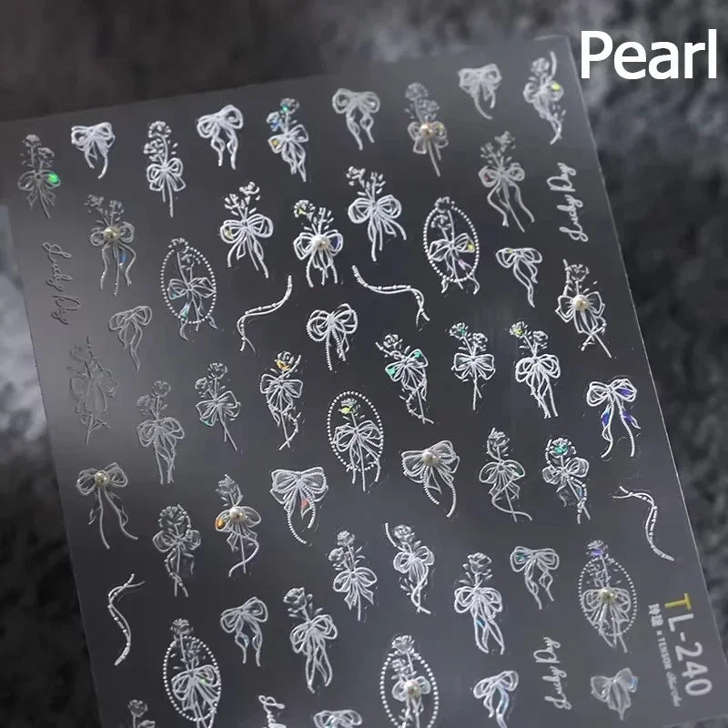 5D Elegant Nail Art Stickers