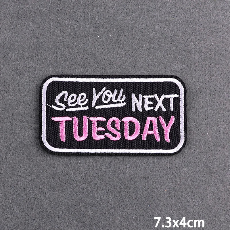 Book Club Iron On Patches