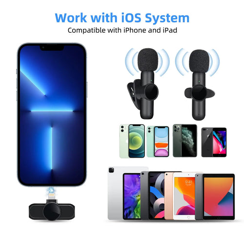 2.4G Wireless Lavalier Noise Cancelling Microphone