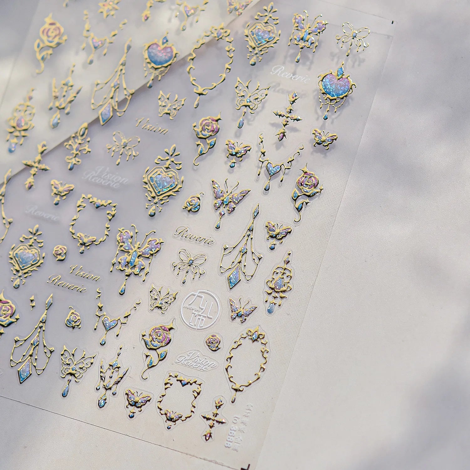 Gorgeous Gemstone Luxury 5D Nail Art Stickers