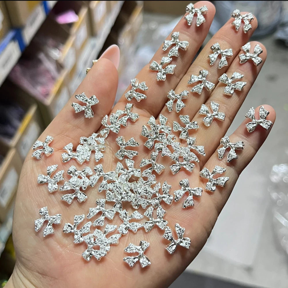 50Pcs Random Mix luxury nail charm
