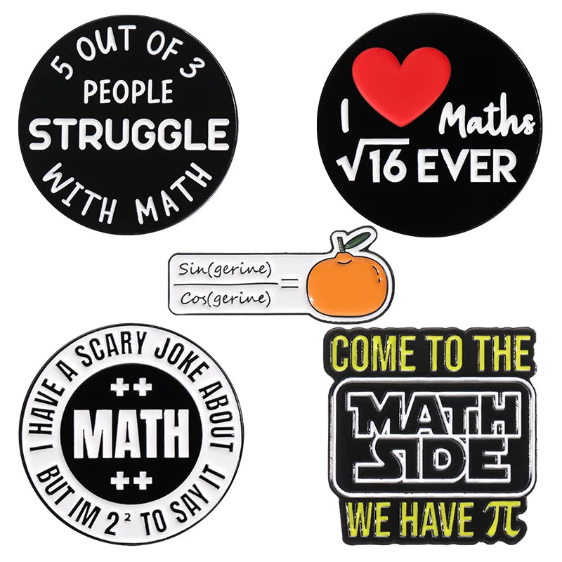 Funny Humorous Daily Proverbs Enamel Pins