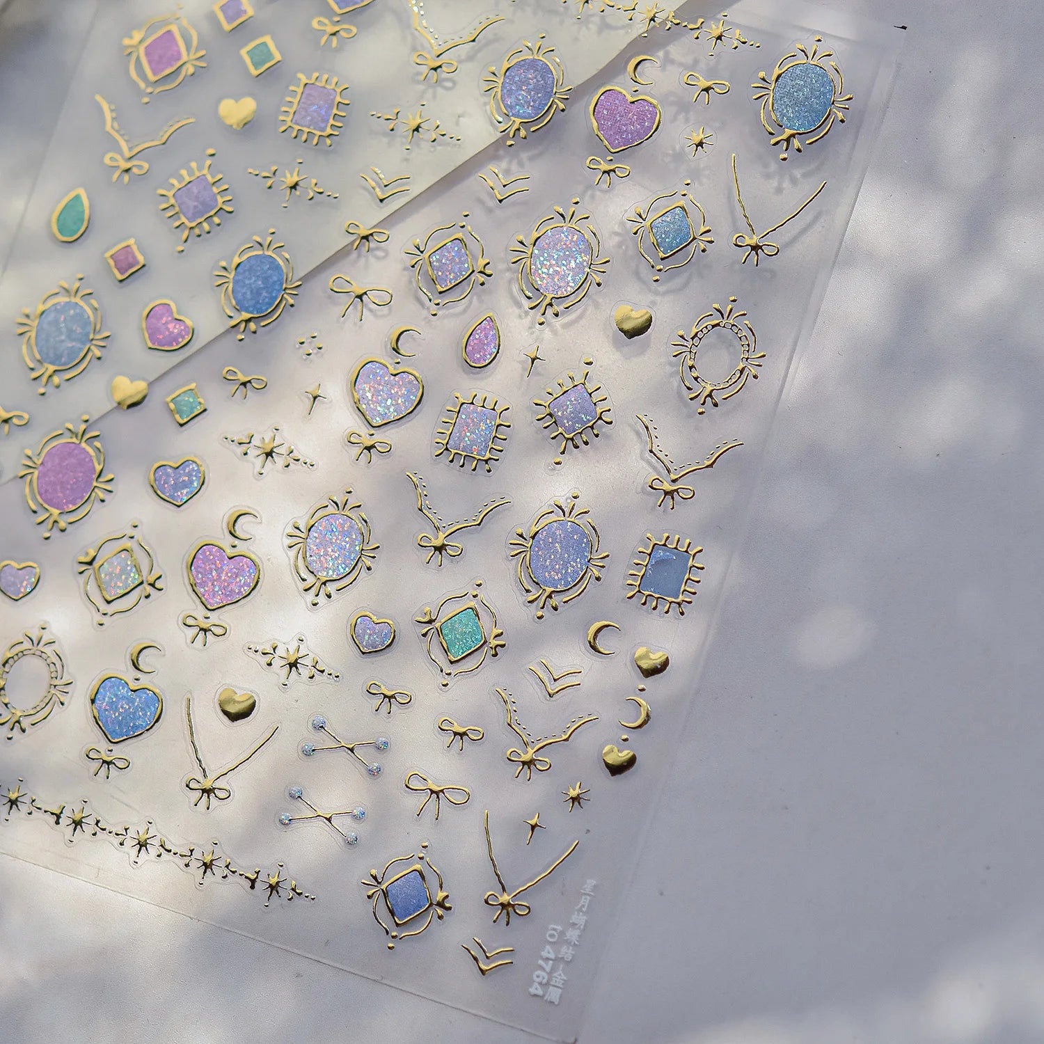 Gorgeous Gemstone Luxury 5D Nail Art Stickers