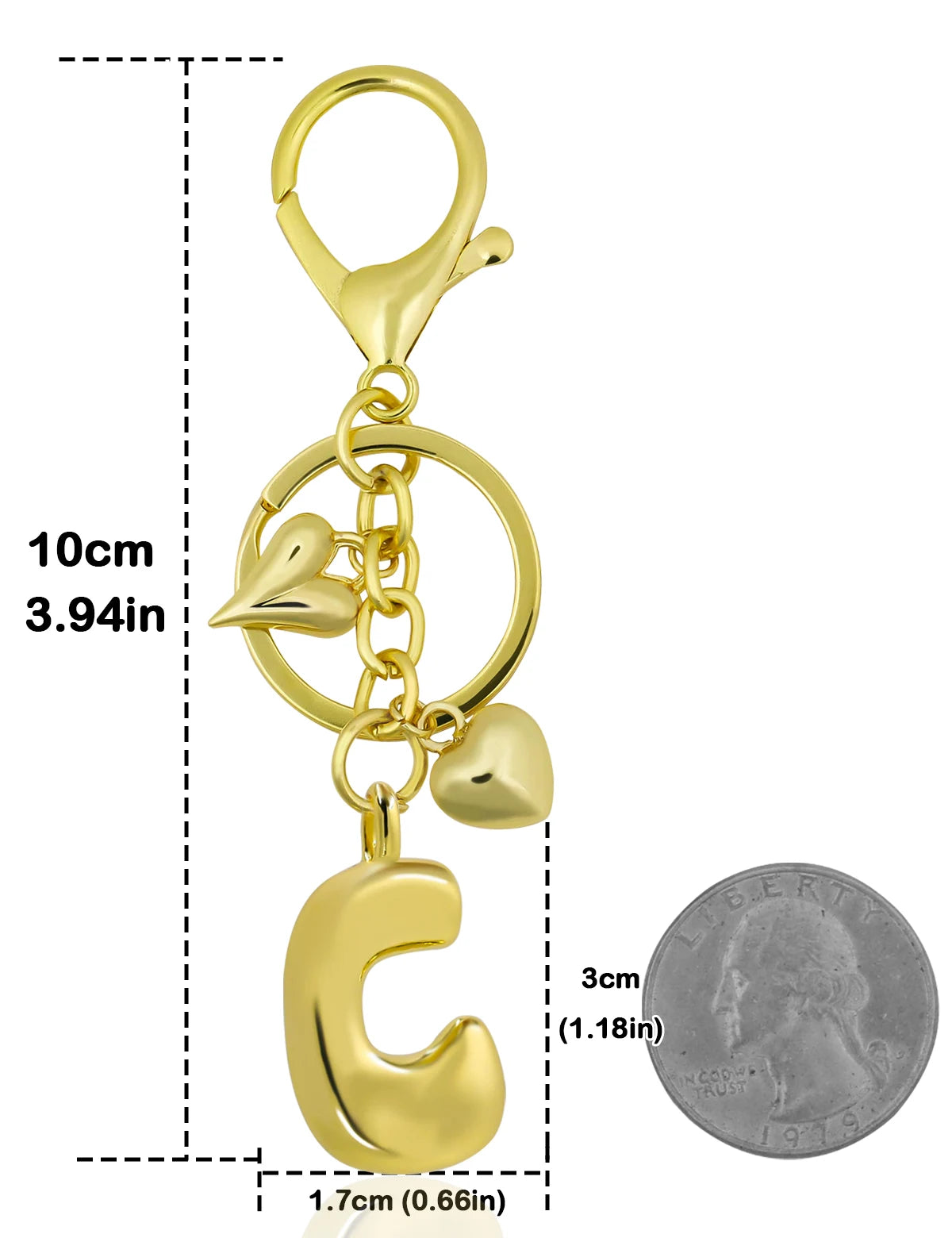 Bubble Letter Keychain