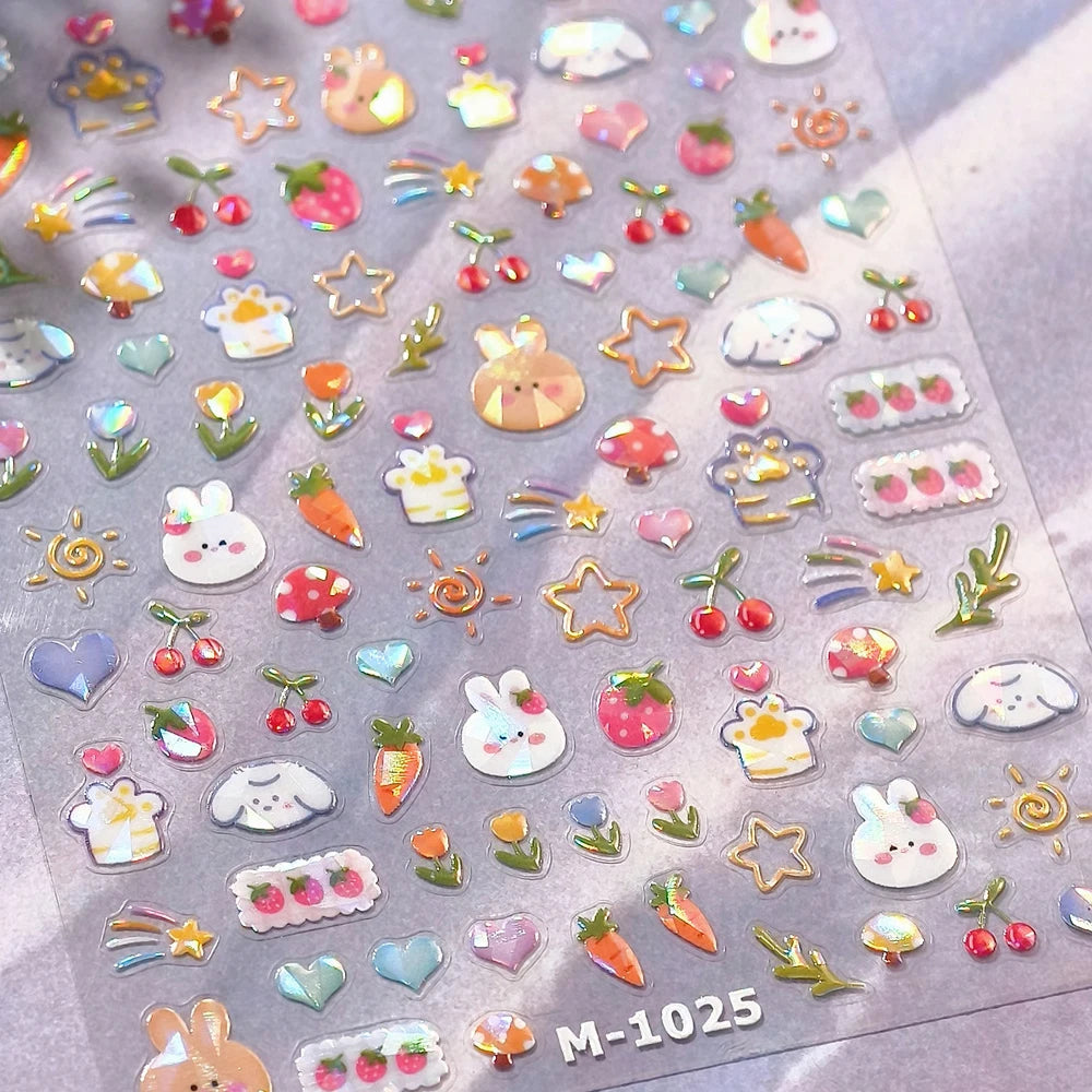 5D Nail Stickers Kawaii