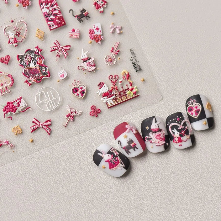 5D Nail Stickers Kawaii