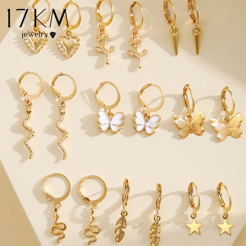17KM Vintage Earrings Set