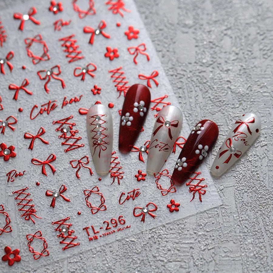 5D Elegant Nail Art Stickers