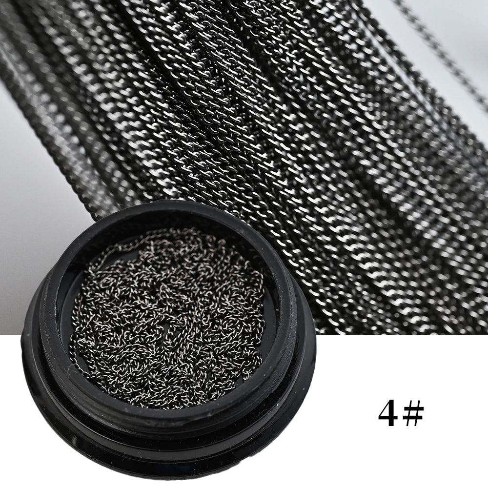 100CM Metal Chain Nail Art