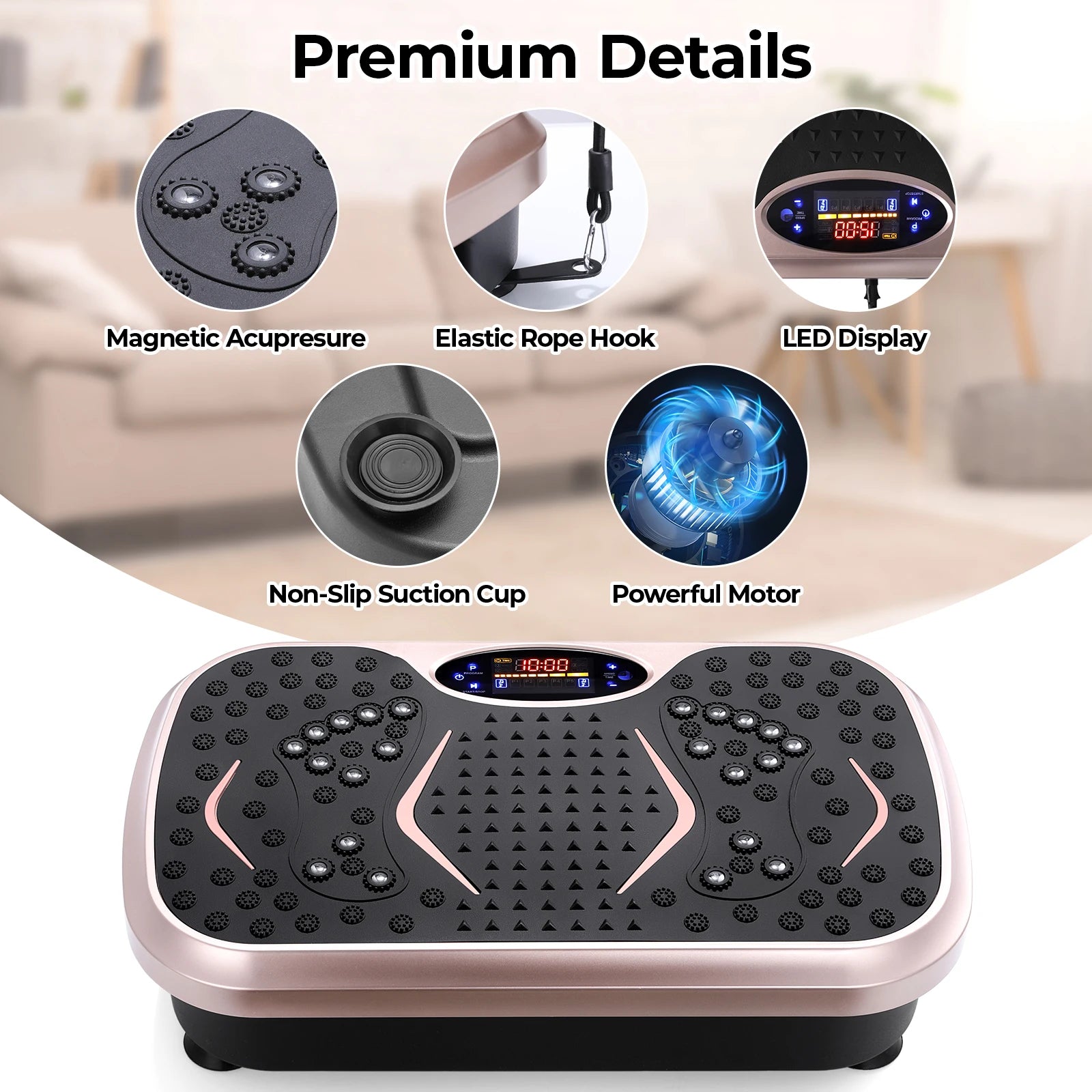 Vibration Plate Exercise Machine Home Training Equipment