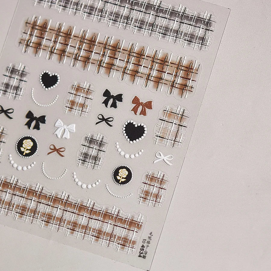 5D Nail Art Sticker Self Adhesive Decoration Manicure Decals