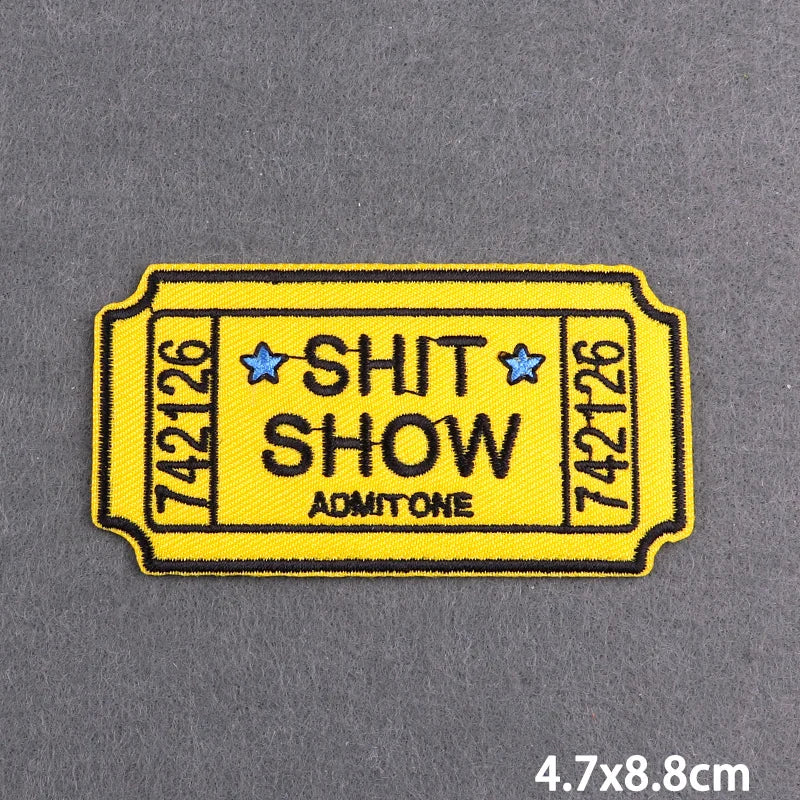 Book Club Iron On Patches