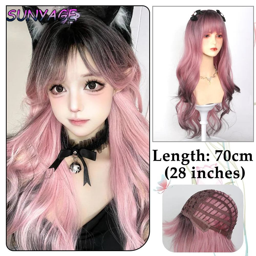 Cosplay Headband Wigs Synthetic