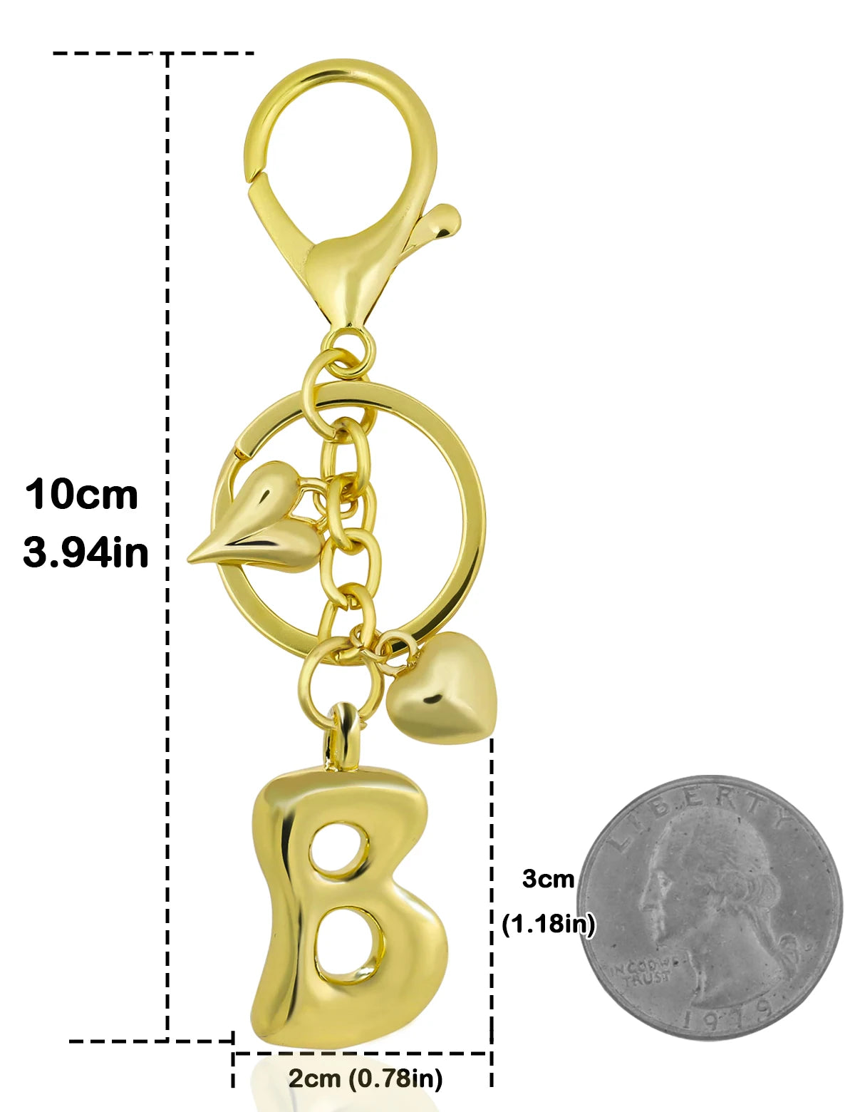 Bubble Letter Keychain