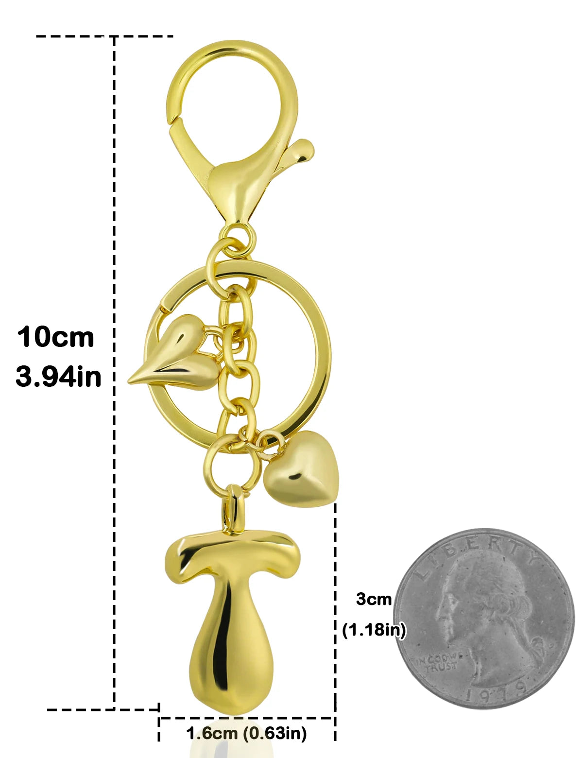 Bubble Letter Keychain