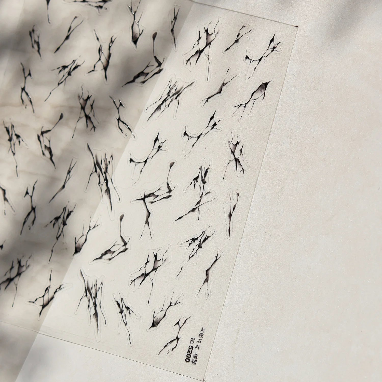 Vintage Clocks 5D Nail Art Stickers Abstract Prints