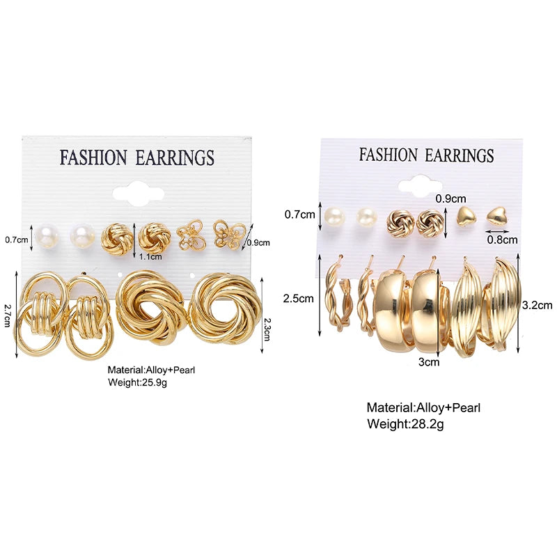 17KM Vintage Earrings Set