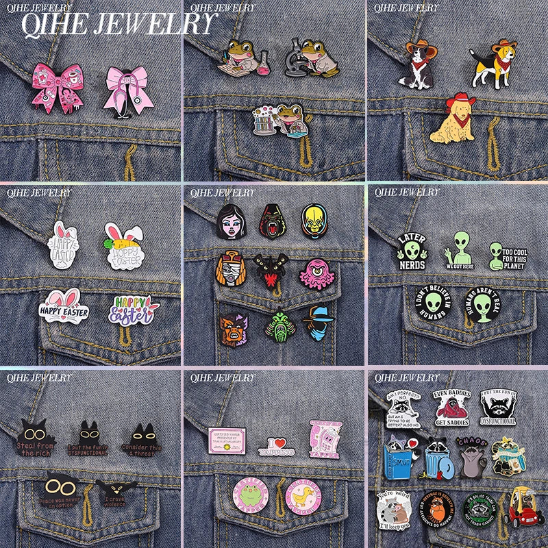 2-11Pcs/Set Enamel Pins