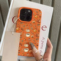 Autumn Pumpkin Coffee Phone Case