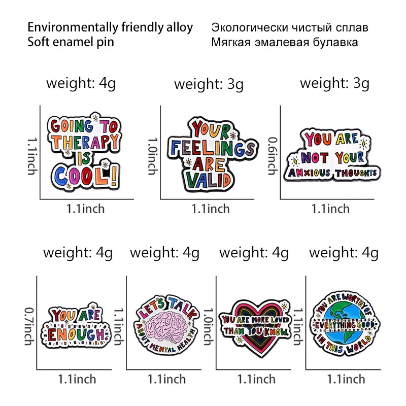 Your Feelings Are Valid Enamel Pins