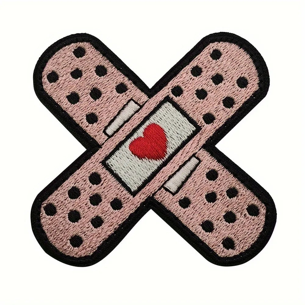 "BANDAGE-AID"  Velcro Patch