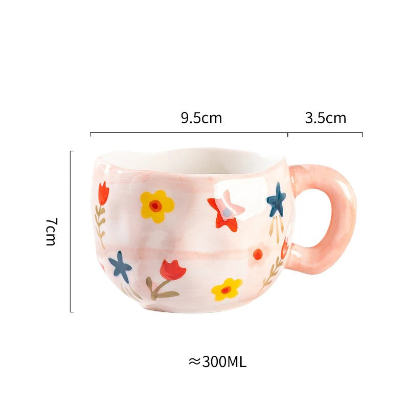 Hand Pinched Irregular Ceramic mug