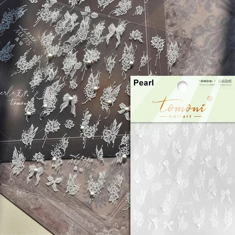 5D Elegant Nail Art Stickers