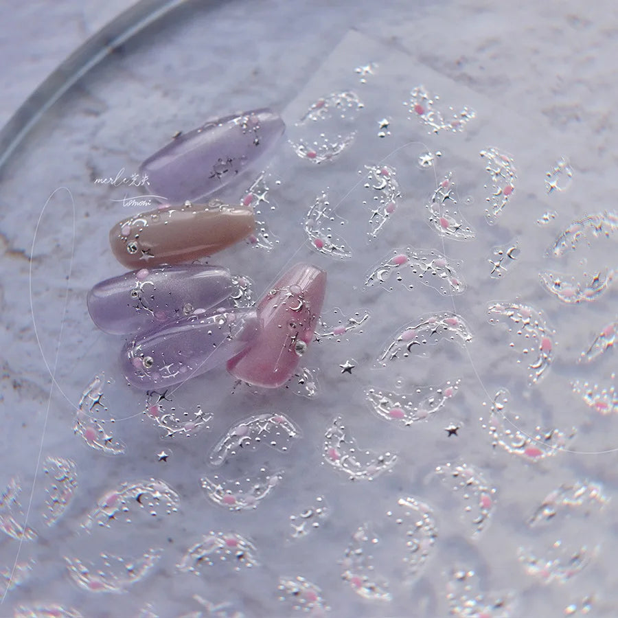 5D Nail Art Sticker Self Adhesive Decoration Manicure Decals