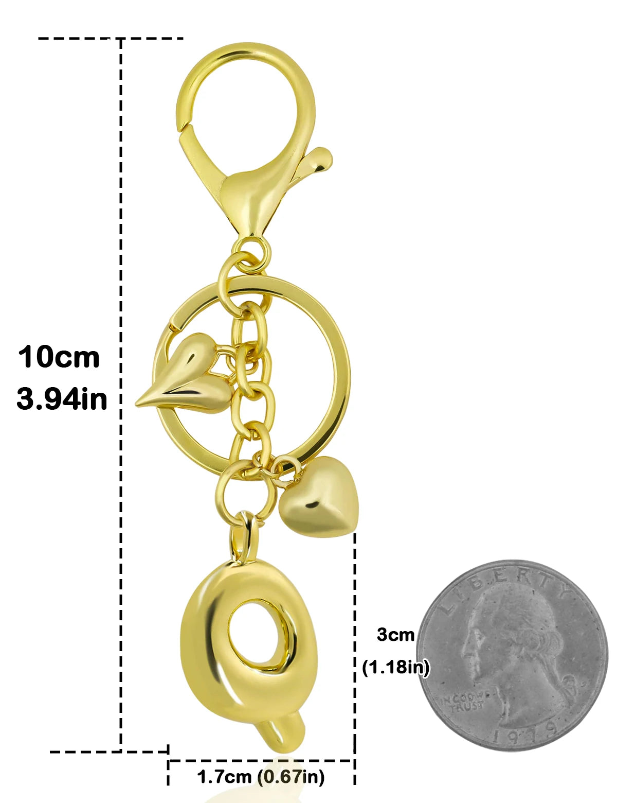 Bubble Letter Keychain