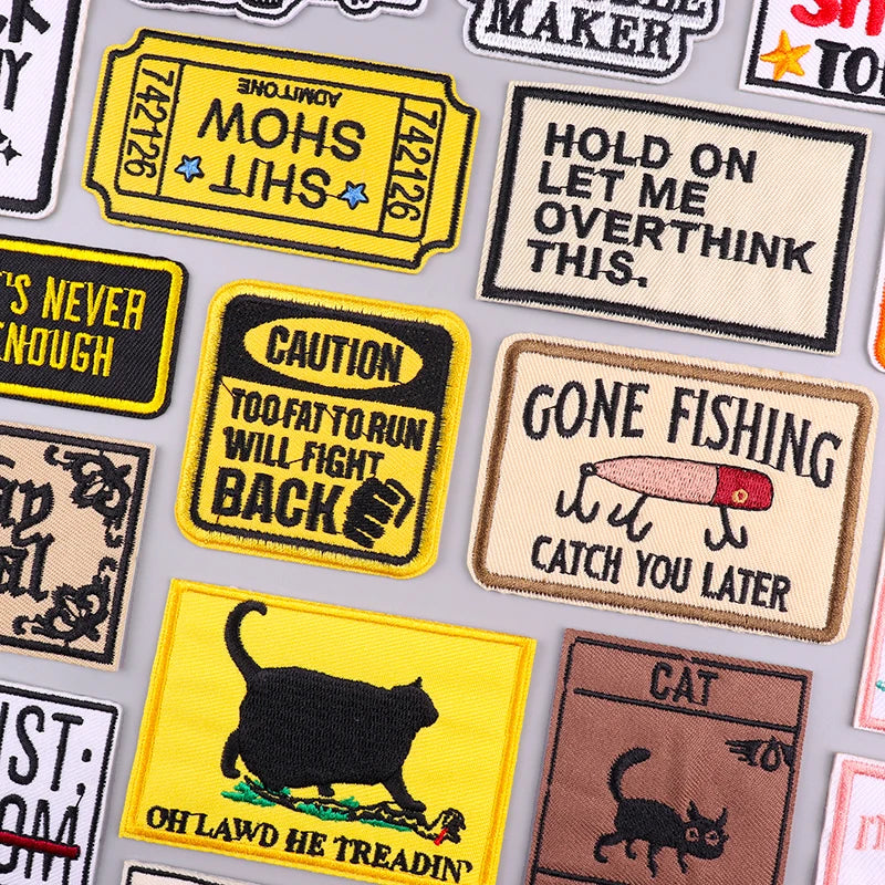 Book Club Iron On Patches