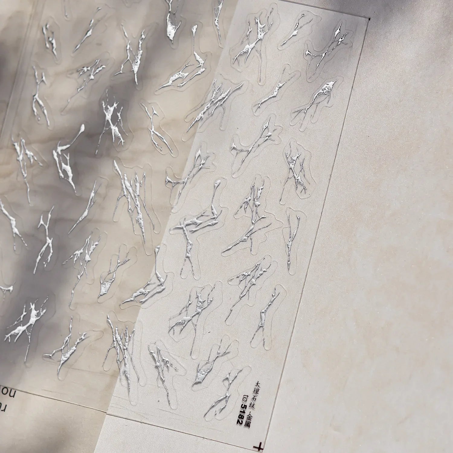 Vintage Clocks 5D Nail Art Stickers Abstract Prints