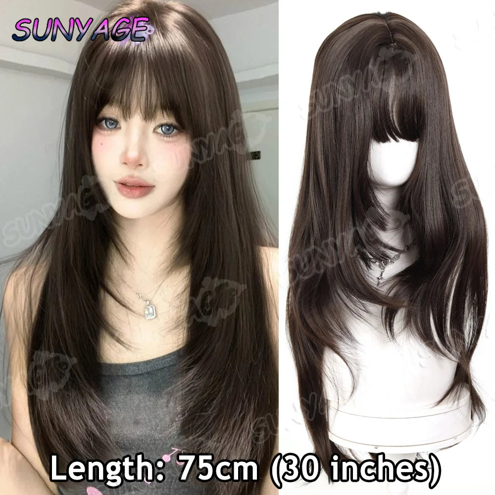Cosplay Headband Wigs Synthetic