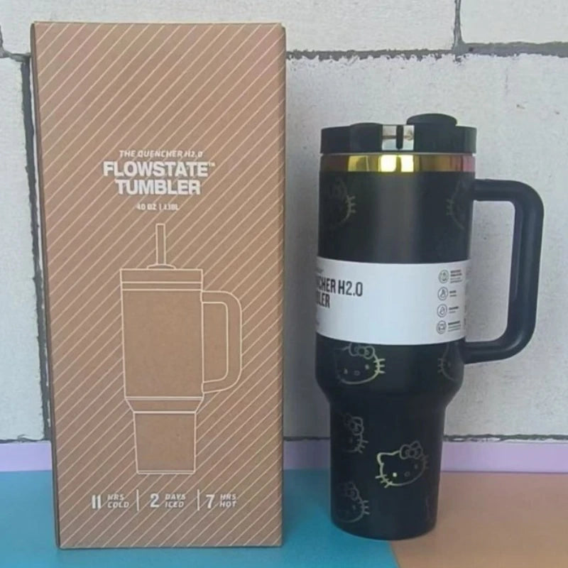 40oz Hello Kitty Stainless Steel Insulated Cup Kawaii