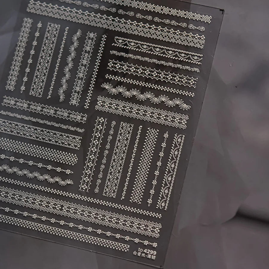 5D Nail Art Sticker Self Adhesive Decoration Manicure Decals