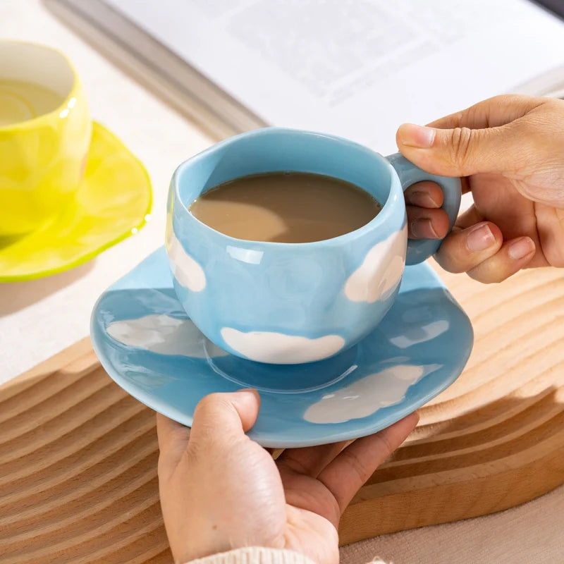 Hand Pinched Irregular Ceramic mug